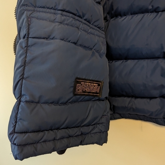 Vintage Eddie Bauer Goose Down Quilted Puffer Cargo Jacket Mens - Picture 11 of 15